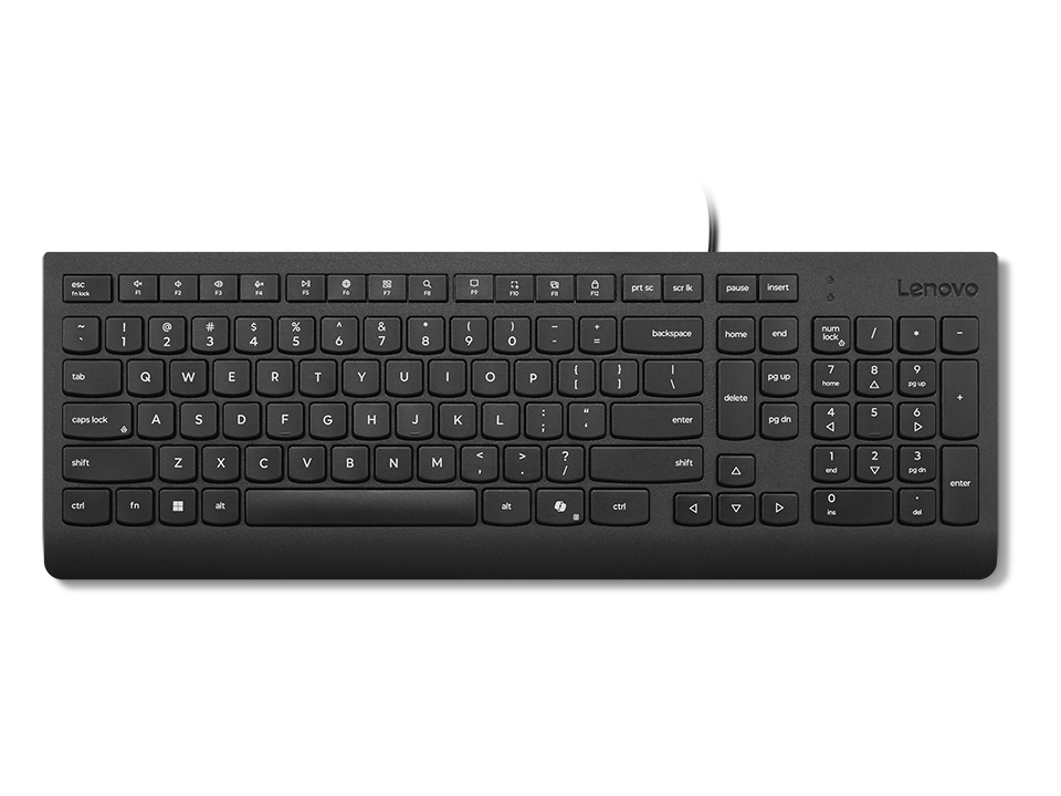 Lenovo Keyboard | Essential | Keyboard | Wired | US English | Black