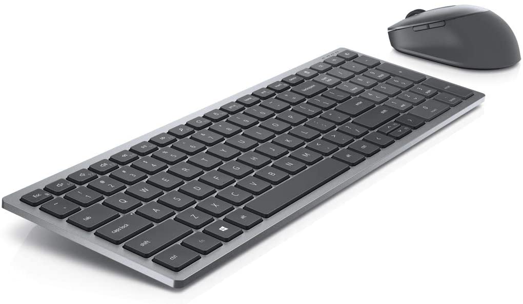 Dell | Keyboard and Mouse | KM7120W | Keyboard and Mouse Set | Wireless | Batteries included | EN/LT | Bluetooth | Titan Gray | Wireless connection