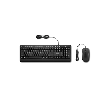 Klaviatūra Lenovo  160 Combo  Keyboard  Wired  Mouse included  US  Black  USB-A 2.0