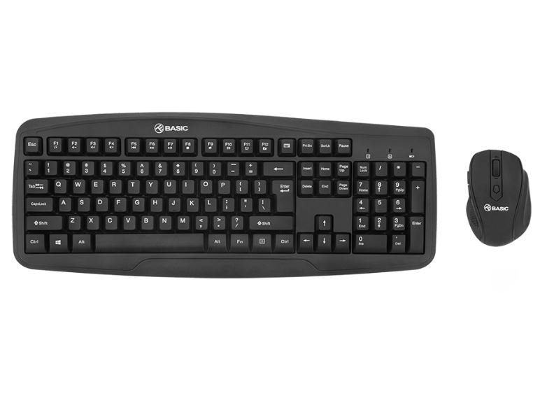 Tellur Basic Wireless Keyboard and Mouse Kit Black