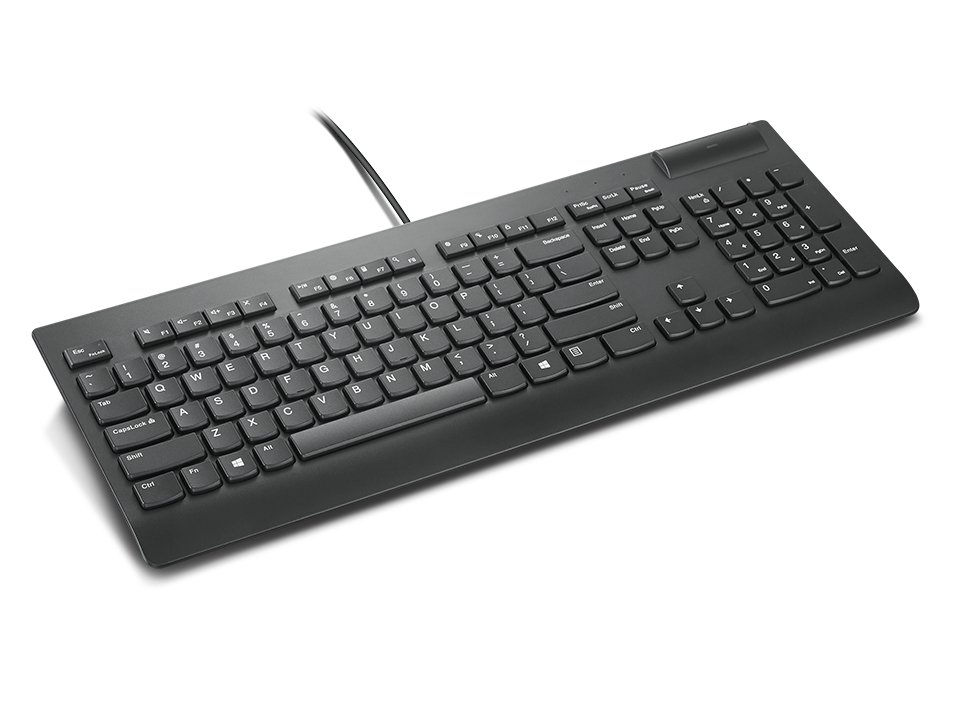 Klaviatūra Lenovo  Keyboard II  Smartcard  Smartcard keyboard  Wired  US  Black  USB  978 g