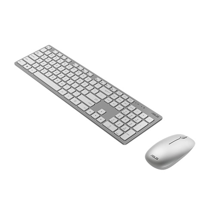 Klaviatūra Asus  W5000  Keyboard and Mouse Set  Wireless  Mouse included  RU  White  460 g