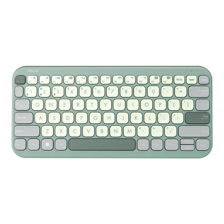 Klaviatūra Asus KW100  Keyboard  Wireless  US  Green Tea  Bluetooth