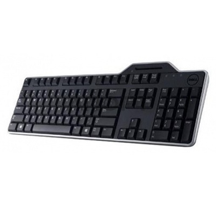 Klaviatūra Dell  KB-813  Smartcard keyboard  Wired  RU  Black