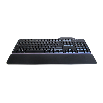 Klaviatūra Dell Keyboard US/European (QWERTY) Dell KB-813 Smartcard Reader USB Keyboard Black Kit