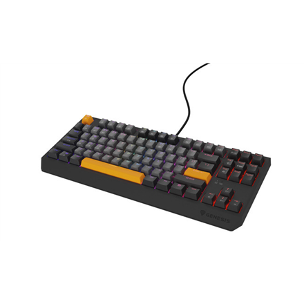 Klaviatūra Genesis THOR 230  Mechanical Gaming Keyboard  Wired  US  Anchor Gray Negative  USB T