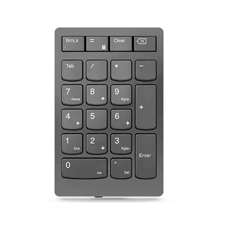 Klaviatūra Lenovo  Go Wireless Numeric Keypad  Numeric Keypad  Wireless  N/A  Storm Grey