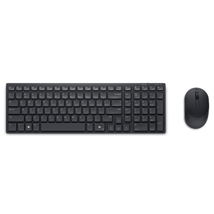 Klaviatūra Dell  Silent Keyboard and Mouse  KM555  Keyboard and Mouse Set  Wireless  Ukrainian