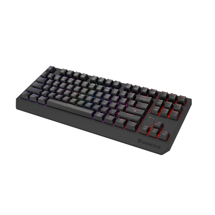 Klaviatūra Genesis THOR 230  Mechanical Gaming Keyboard  Wireless  US  Black  2.4 GHz, Bluetoot