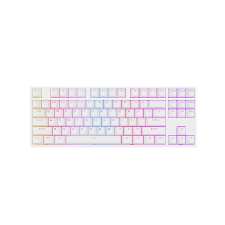 Klaviatūra Genesis  Mechanical Gaming Keyboard  THOR 404 TKL RGB  White  Mechanical Gaming Keybo