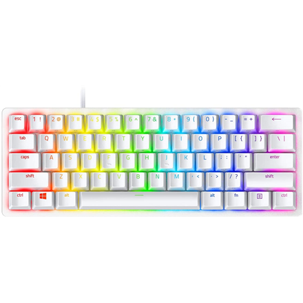 Klaviatūra Razer  Huntsman Mini  Mercury White  Gaming keyboard  Wired  RGB LED light  US