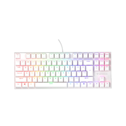 Klaviatūra Genesis THOR 303  Mechanical Gaming Keyboard  Wired  US  White  USB Type-A  Outemu