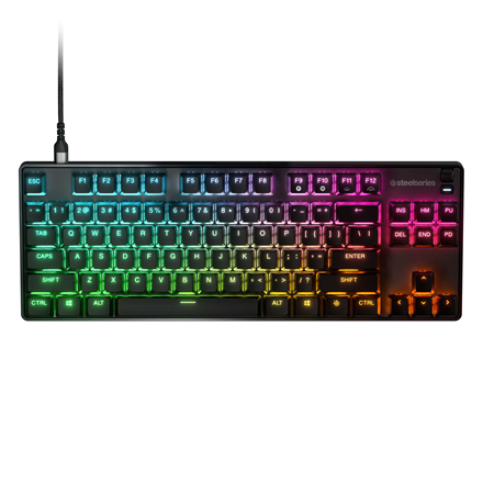 Klaviatūra SteelSeries Gaming Apex 9 TKL,RGB LED light,US,Black