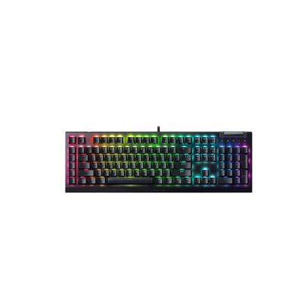 Klaviatūra Razer  BlackWidow V4 X  RGB  Gaming keyboard  Wired  RU  Black  Yellow Switch