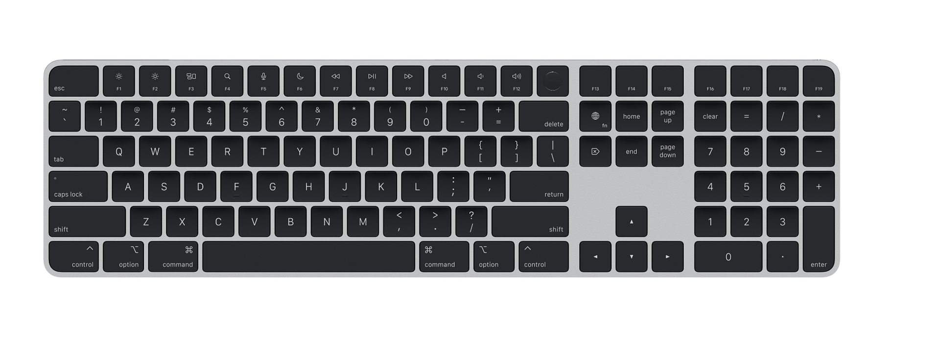 Klaviatūra APPLE Magic Keyboard su Touch ID ir Keypad