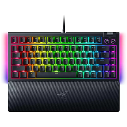 Klaviatūra Razer  BlackWidow V4 75%  Mechanical Gaming keyboard  Wired  US  Black