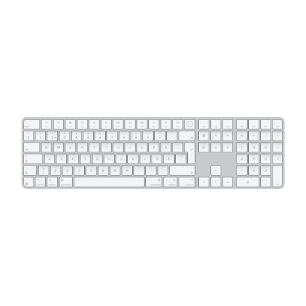 Klaviatūra Apple Magic Keyboard with Touch ID and Numeric Keypad  Keyboard  Wireless  Swedish  W