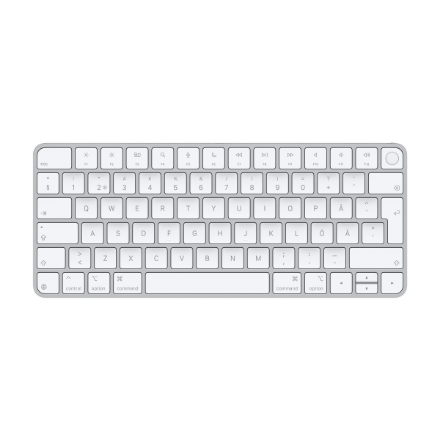 Klaviatūra Apple Magic Keyboard with Touch ID  Compact Keyboard  Wireless  Swedish  White