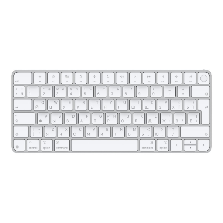 Klaviatūra Apple Magic Keyboard with Touch ID  Keyboard  Wireless  Russian  White