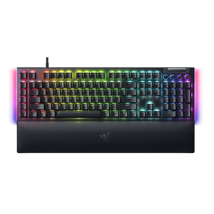 Klaviatūra Razer  BlackWidow V4  Gaming keyboard  Wired  RU  Black  Yellow Switch