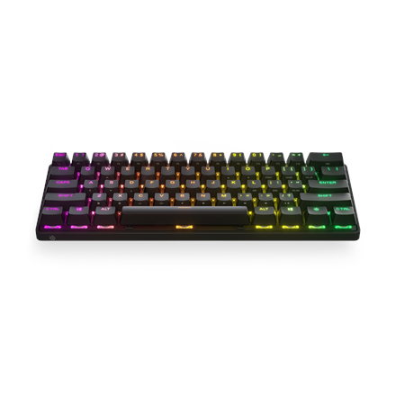 Klaviatūra SteelSeries 64842 Gaming Apex Pro Mini, RGB LED light,US,Black