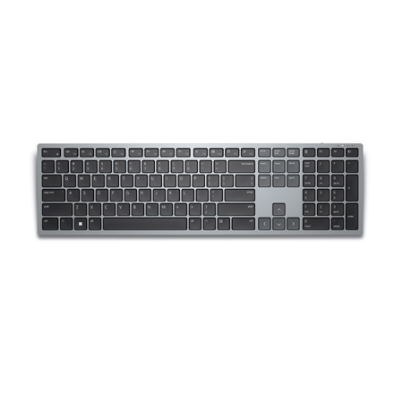 Klaviatūra Dell  Keyboard  KB700  Keyboard  Wireless  RU  Titan Gray  2.4 GHz, Bluetooth 5.0