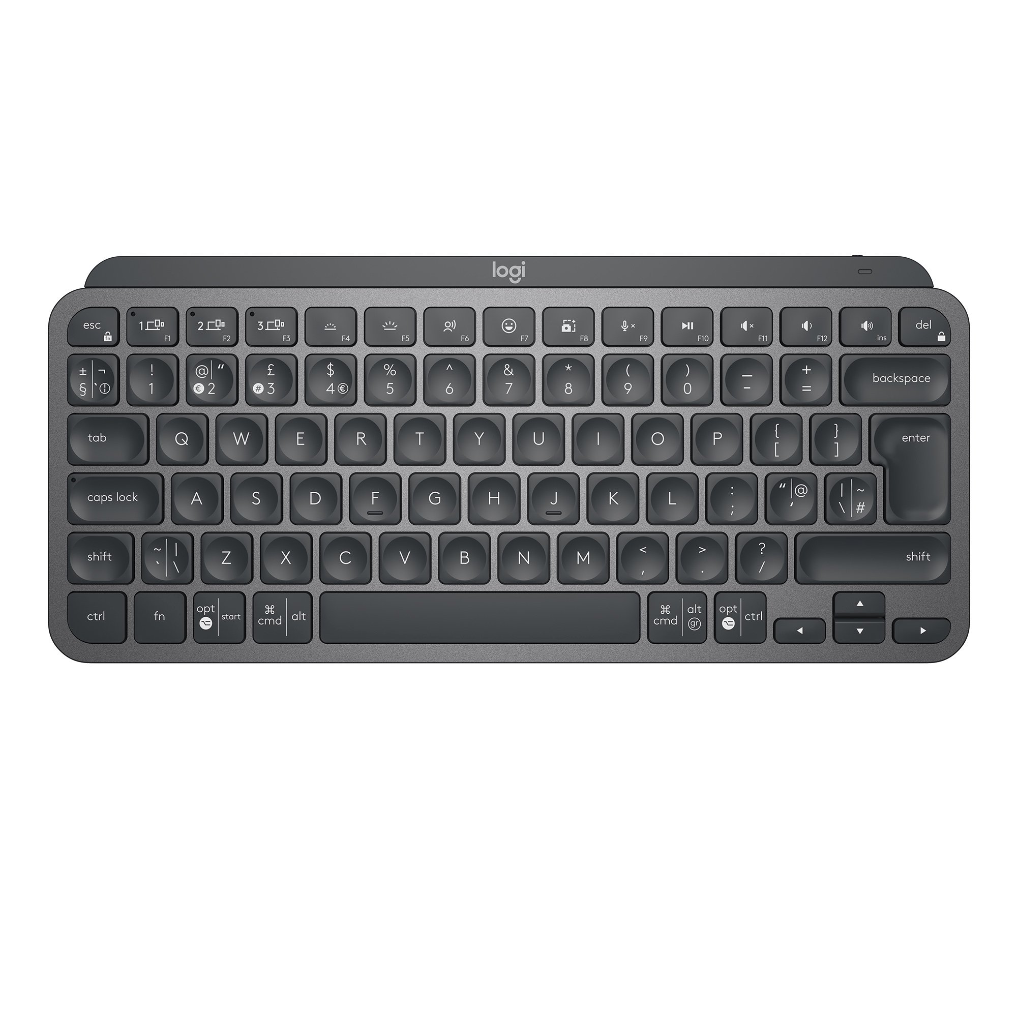 Klaviatūra LOGITECH MX Keys Mini, belaidė, graphite