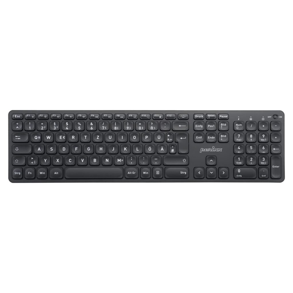 Perixx PERIBOARD-718B belaidė apšviesta klaviatūra A