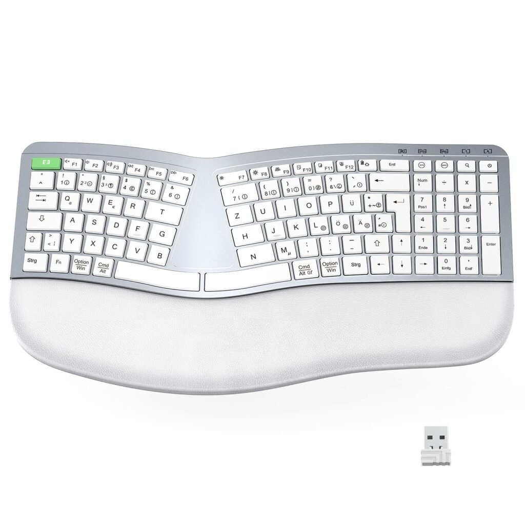 Ergonomiška „Seenda“ belaidė klaviatūra A