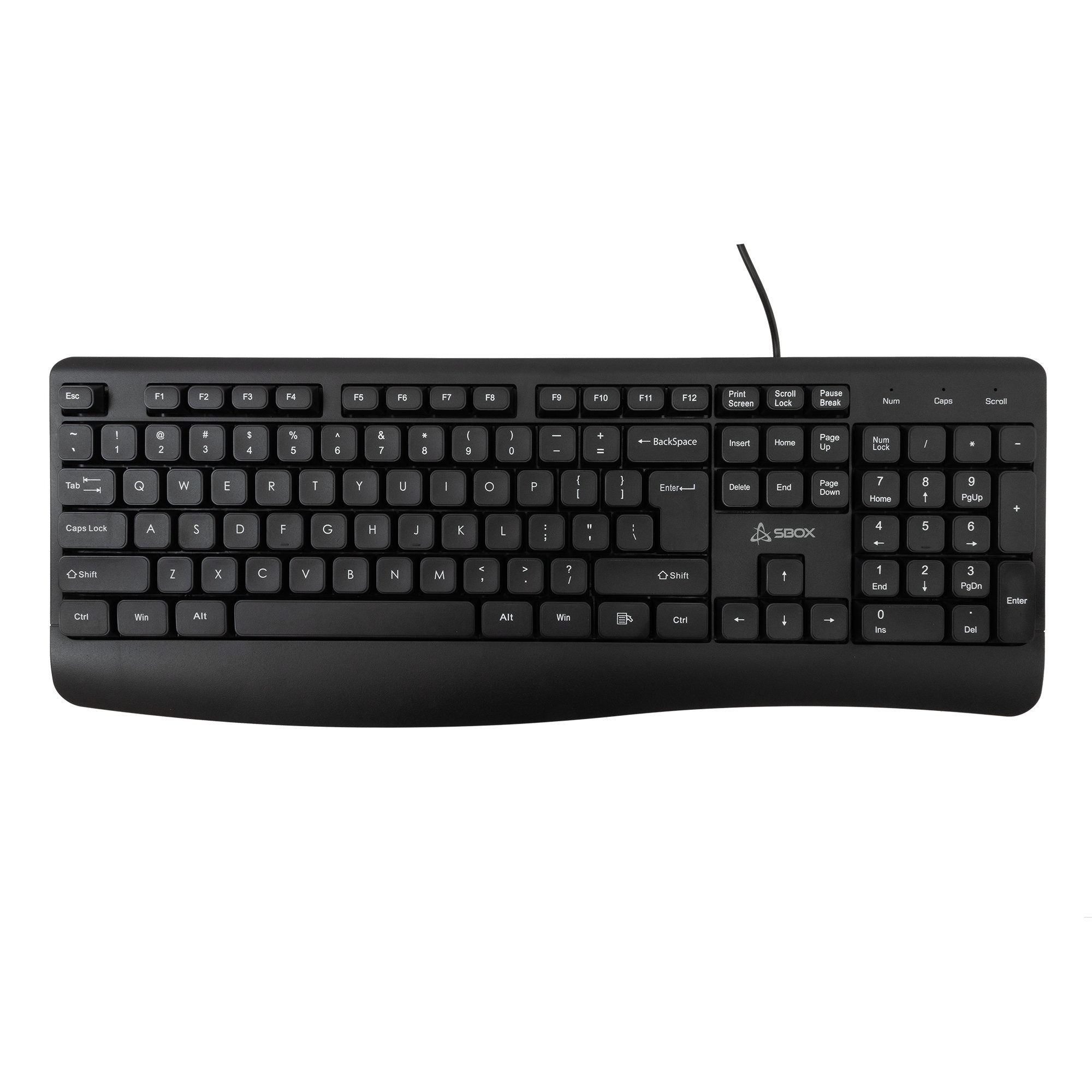 Klaviatūra Sbox K-103 US,Black