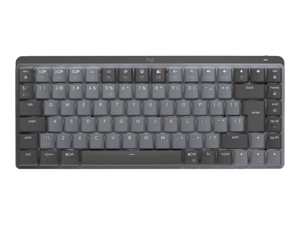 Klaviatūra Logitech MX Compact mechaninė, Graphite
