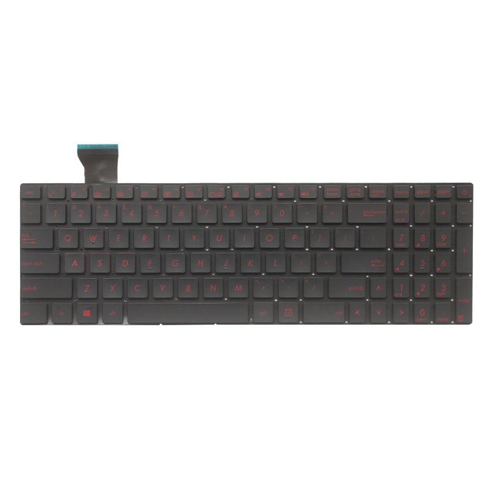 Klaviatūra Asus   G552v G552vw G552vx Fz50jx Gl752vw su apšvietimu