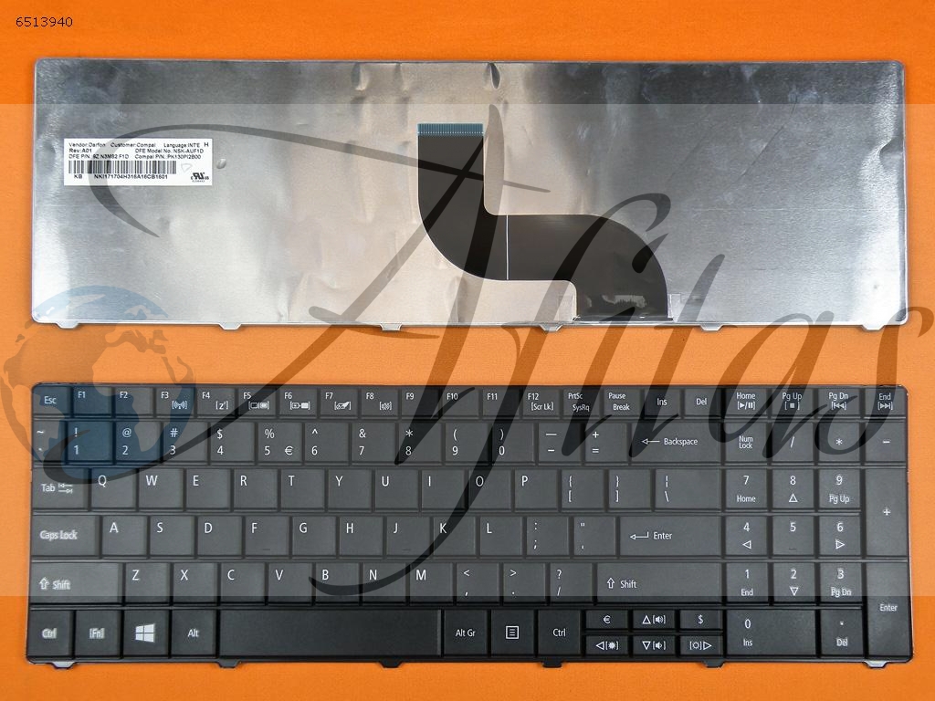 Klaviatūra Acer  8531 E1-531G