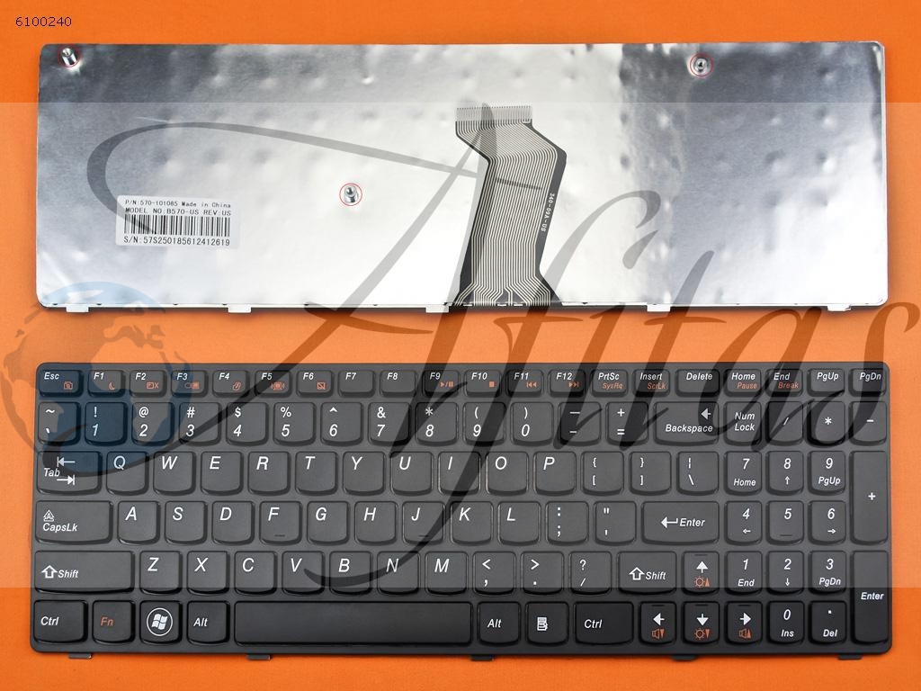 Klaviatūra Lenovo B570A B575