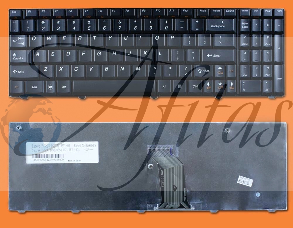 Klaviatūra Lenovo G560 G560e G565