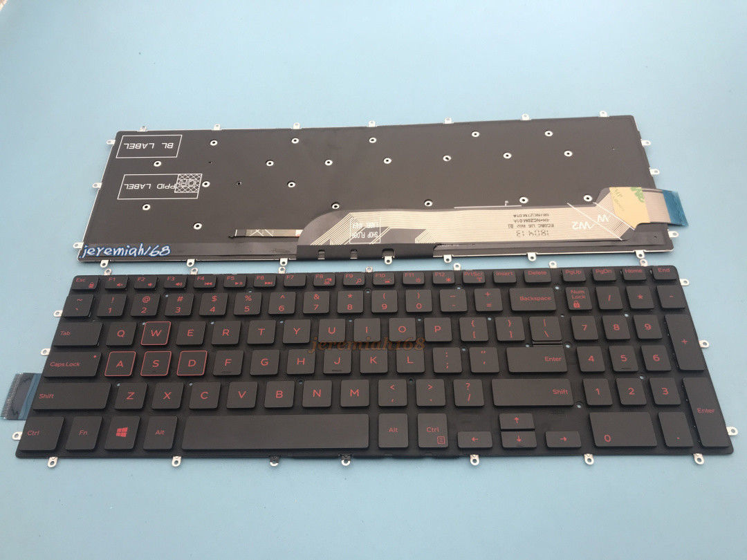 Kompiuterio klaviatūra Dell Inspiron 15-7566 7567 5567 5565 su apšvietimu