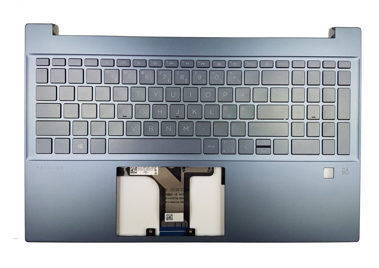 Klaviatūra HP Pavilion  15-EG 15-EH palmrestu