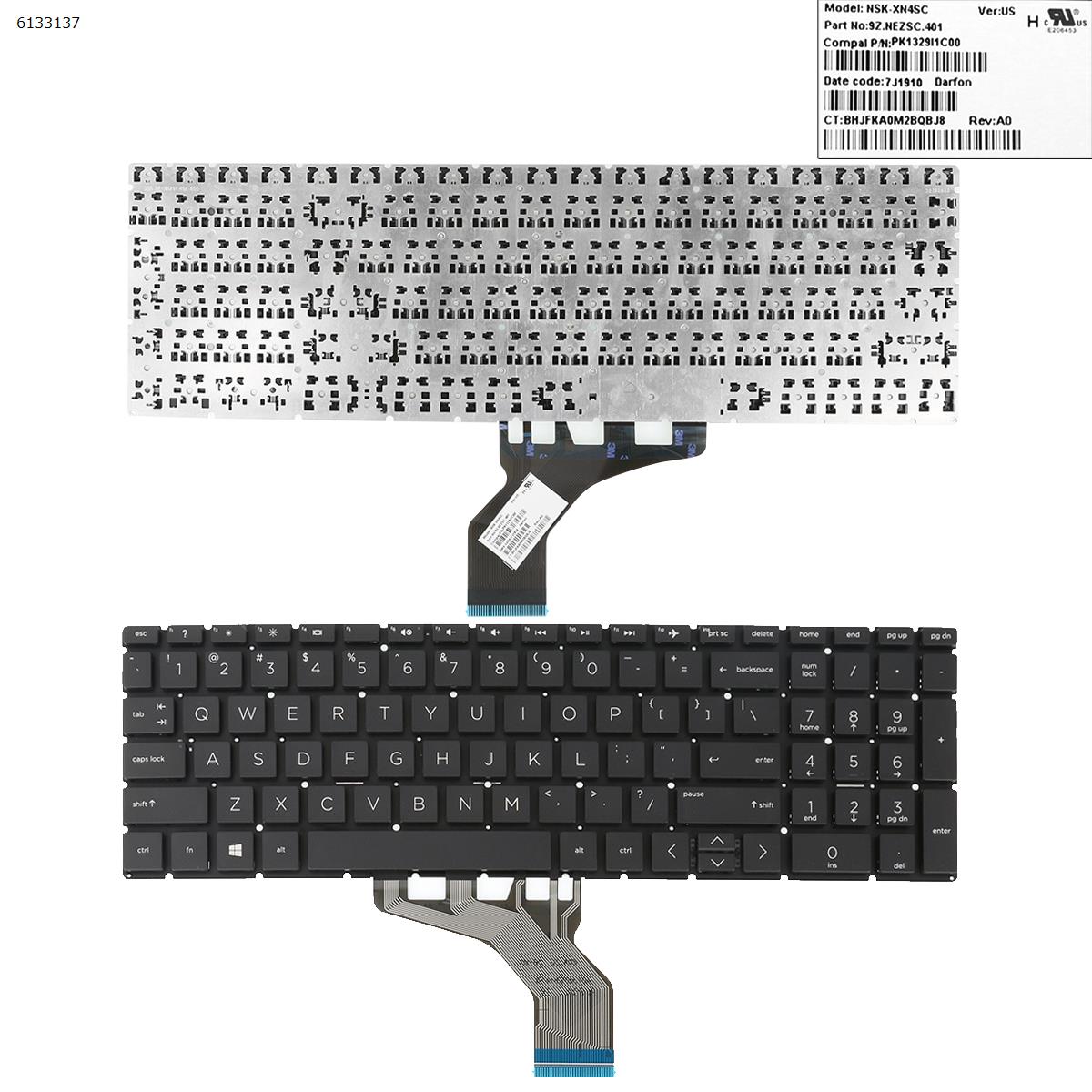 Klaviatūra   HP Pavilion 15-DA 250 255 G7 US 9Z.NEZSC.20F NSK-XN0SC