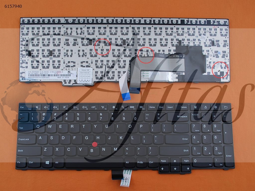 Klaviatūra IBM Lenovo ThinkPad  E550 E555 E560 E550C
