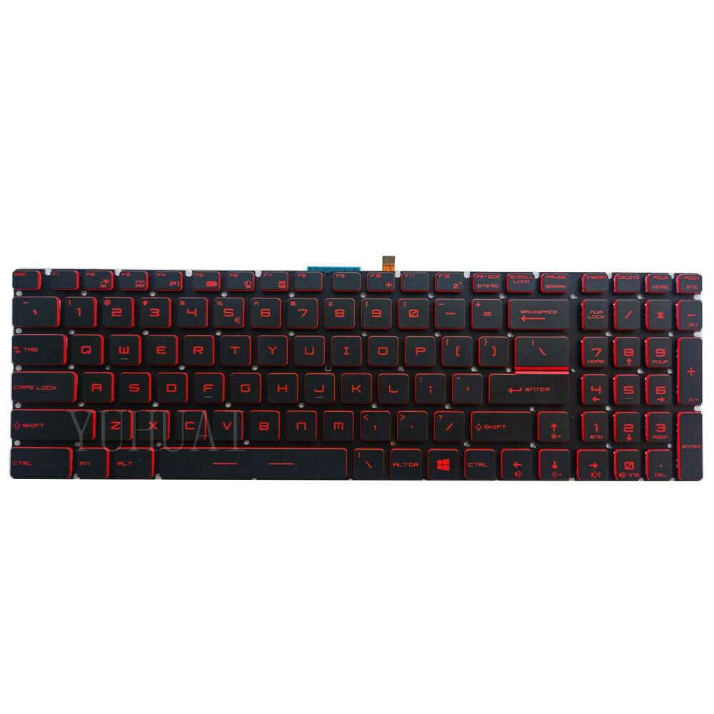 Klaviatūra  MSI GF75 Thin 8RC 9RD 9RD MS-17F1 MS-17F2 MS-17F