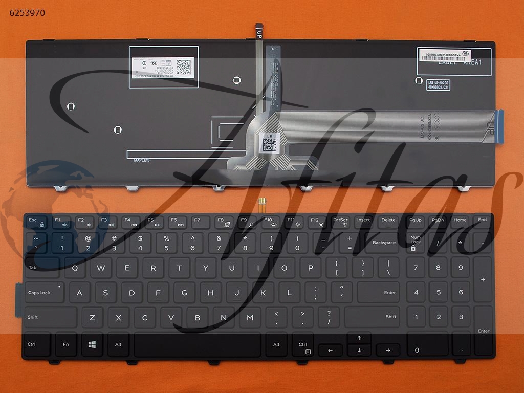 Klaviatūra  Dell Inspiron 15-5000 5547 5521 5542