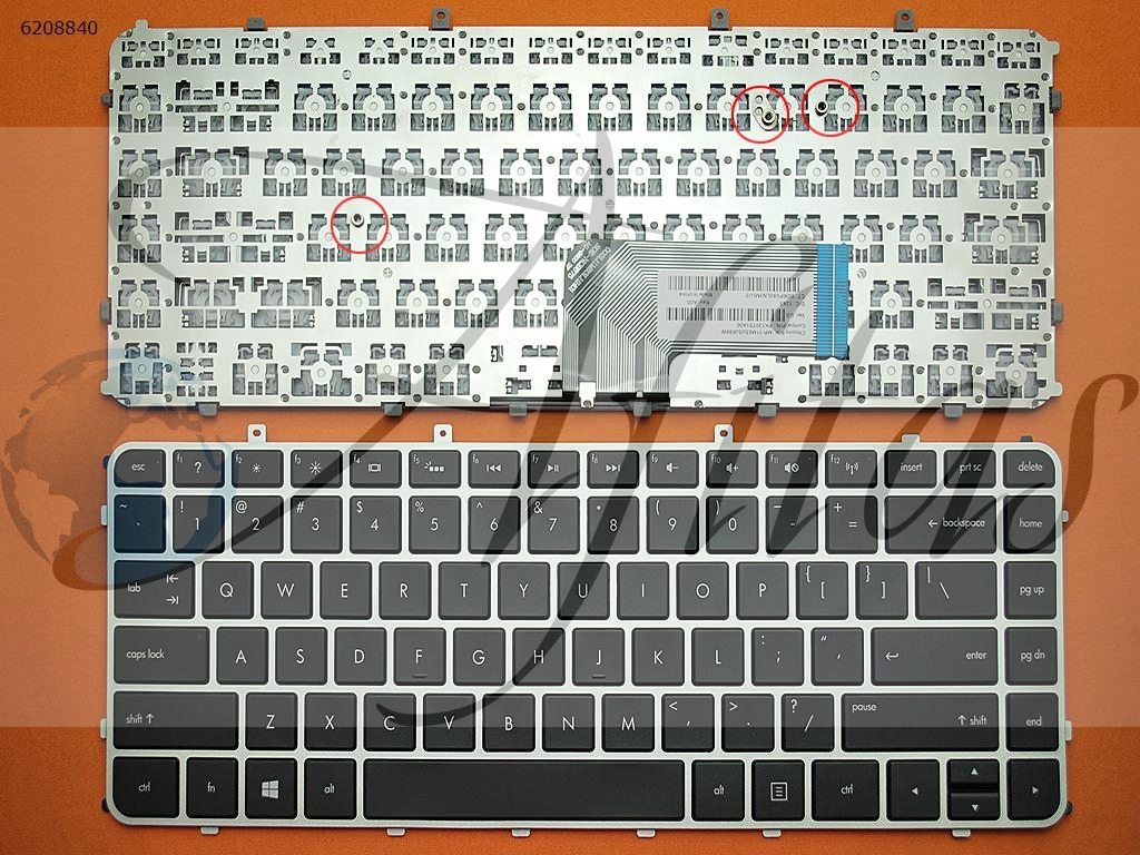 HP Envy 4 4-1000 4-1228tx 4-1237tx 4-1061tx klaviatūra