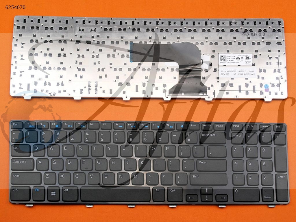 Kompiuterio klaviatūra Dell Inspiron 17R 5721 5735 5737