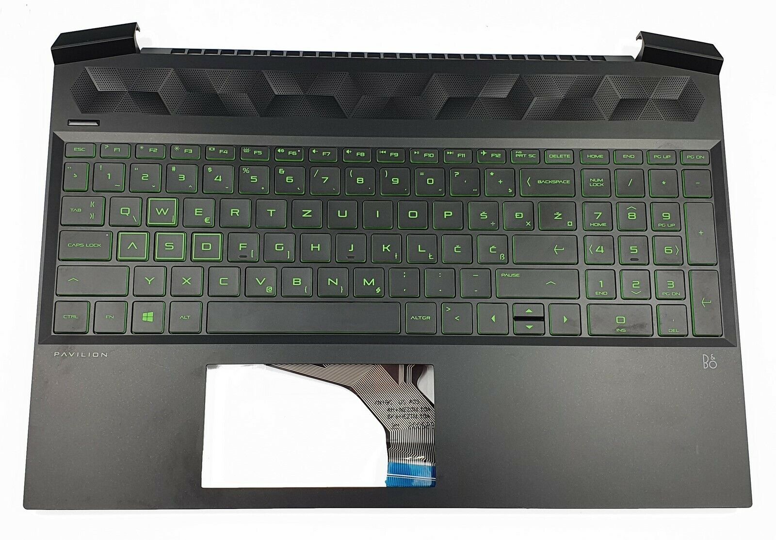 Klaviatūra HP Pavilion Gaming 15-EC su palmrestu  L72597-BA1