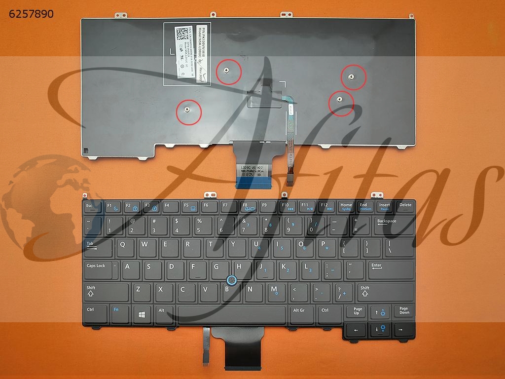 Klaviatūra Dell Latitude E7440