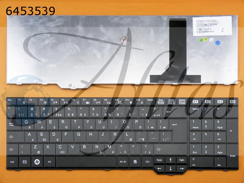 Klaviatūra Fujitsu Siemens Amilo XI3670