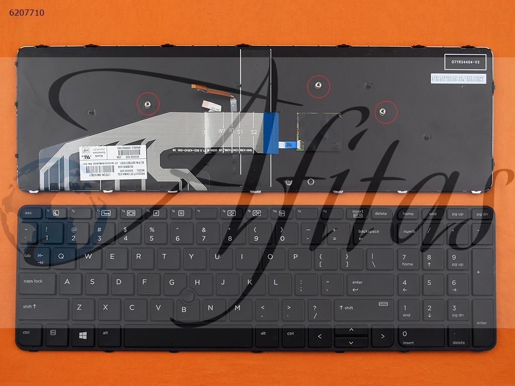 Klaviatūra HP Probook 450 G3 455 G3 470 G3