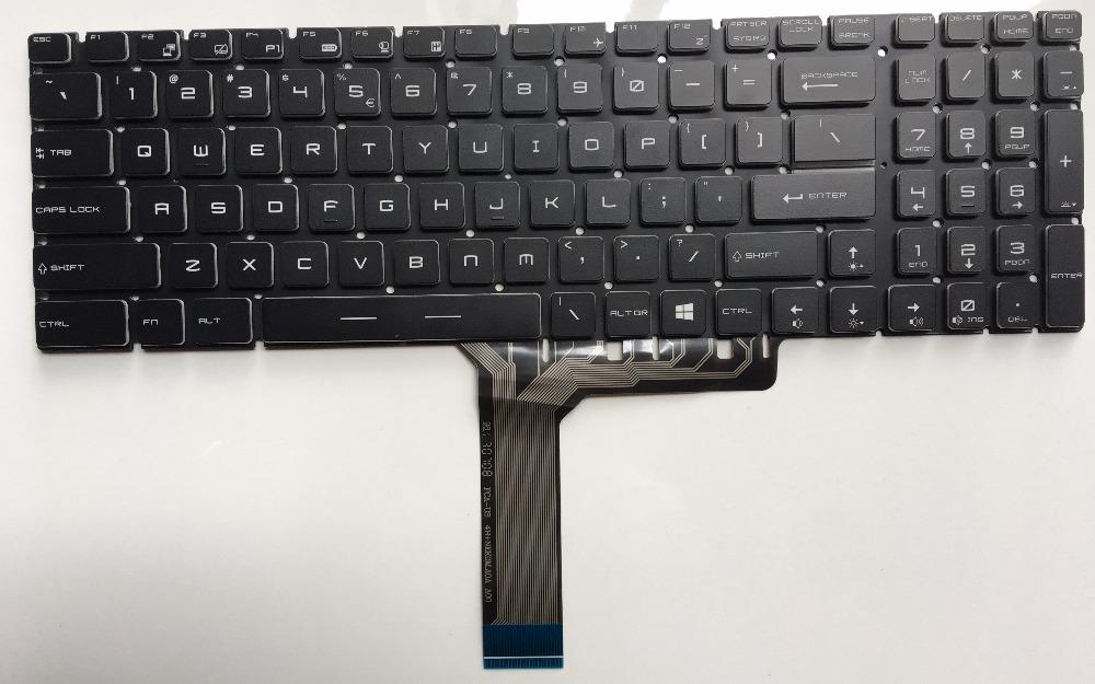 Klaviatūra   MSI MS-16J1 MS-16J2 MS-16J1C GE62 GL62 GE72 MS-16JB US