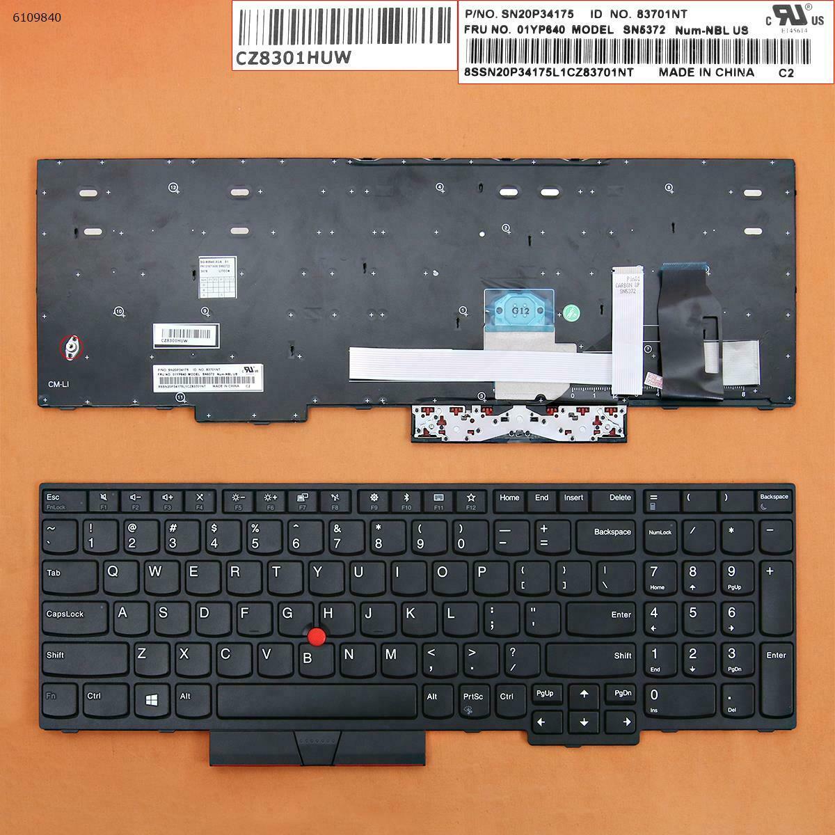 Klaviatūra   Lenovo ThinkPad T15 T15 Gen 2 P15s Gen 1 P15s