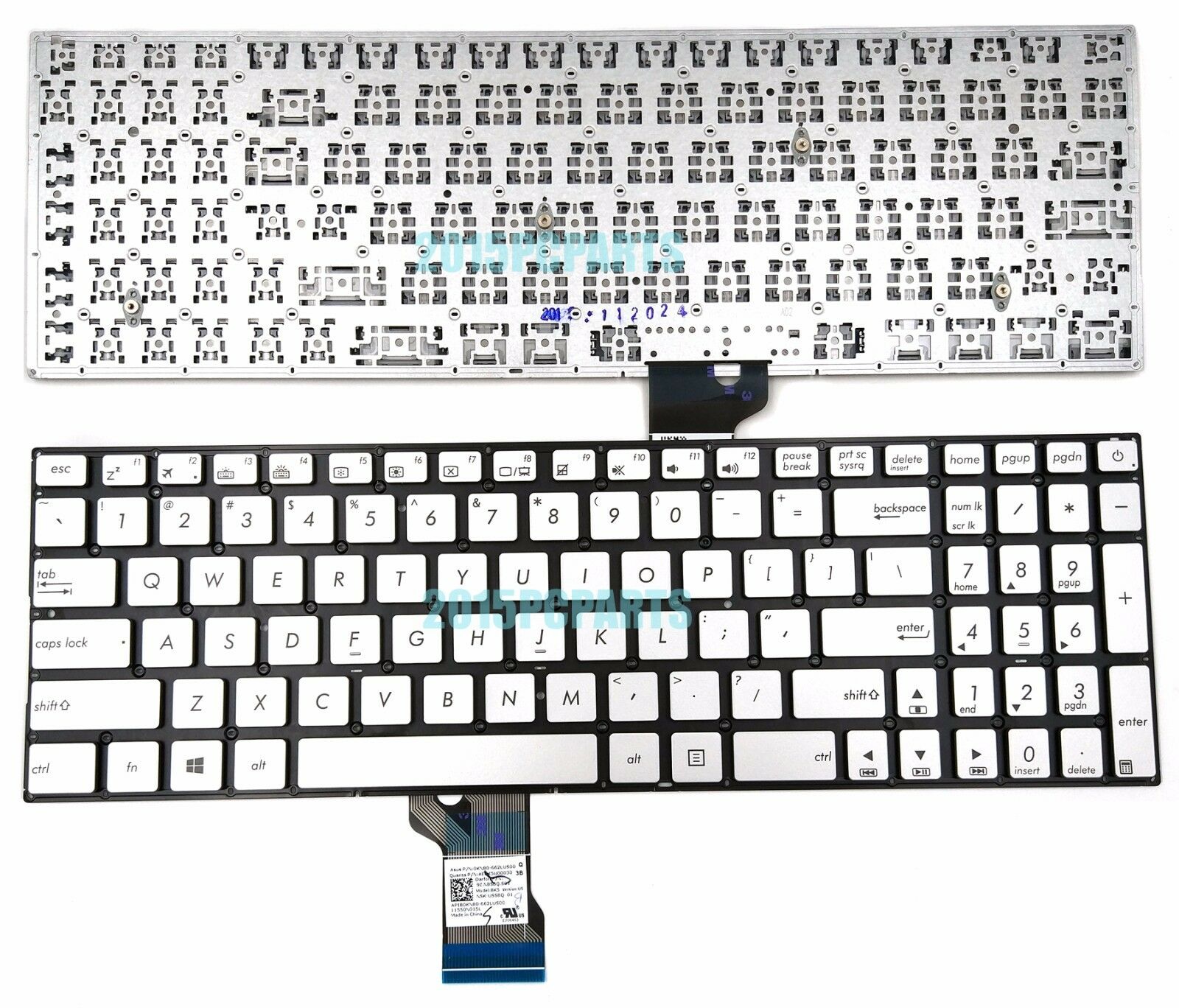 Klaviatūra  ASUS Q502 Q503UA Q553UB Q552UB Q501LA Q502LA